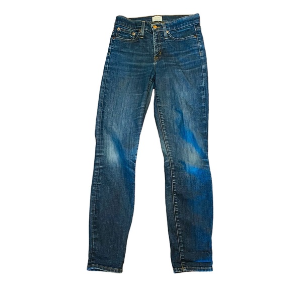 J. Crew Trademark 9” High Rise Toothpick Blue Jeans Size 26 - Picture 4 of 10